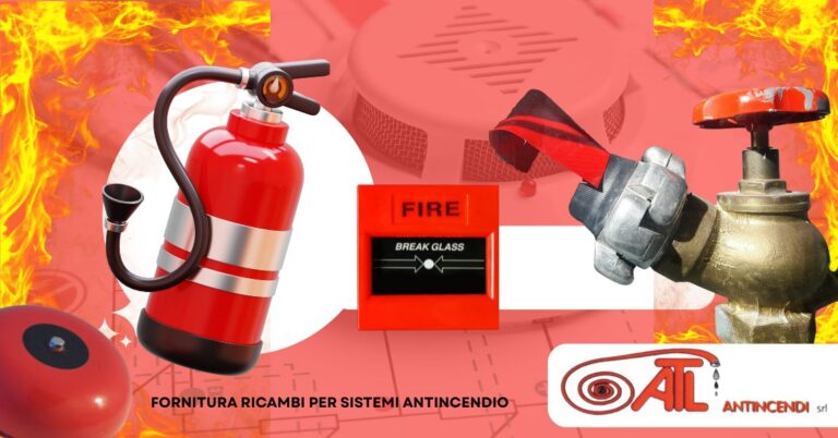 Fornitura ricambi per sistemi antincendio a Bergamo da ATL Antincendi