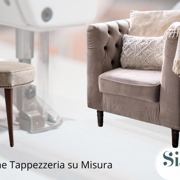 Realizzazione prodotti di tappezzeria su misura per arredamento di interni a Bergamo da Signorelli 2001