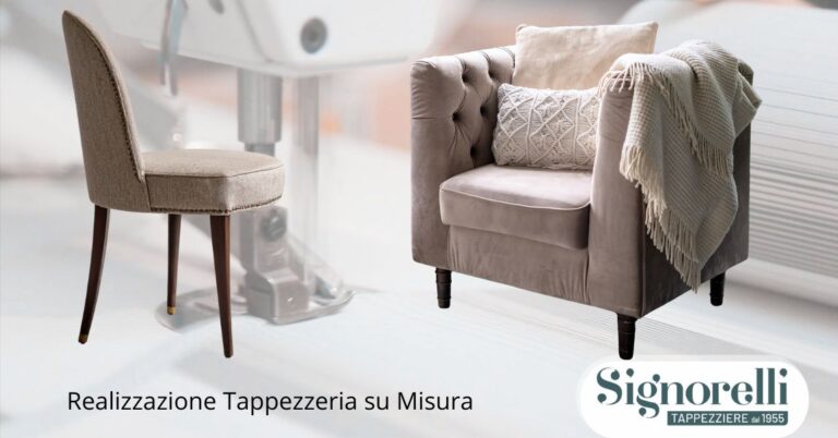 Realizzazione prodotti di tappezzeria su misura per arredamento di interni a Bergamo da Signorelli 2001