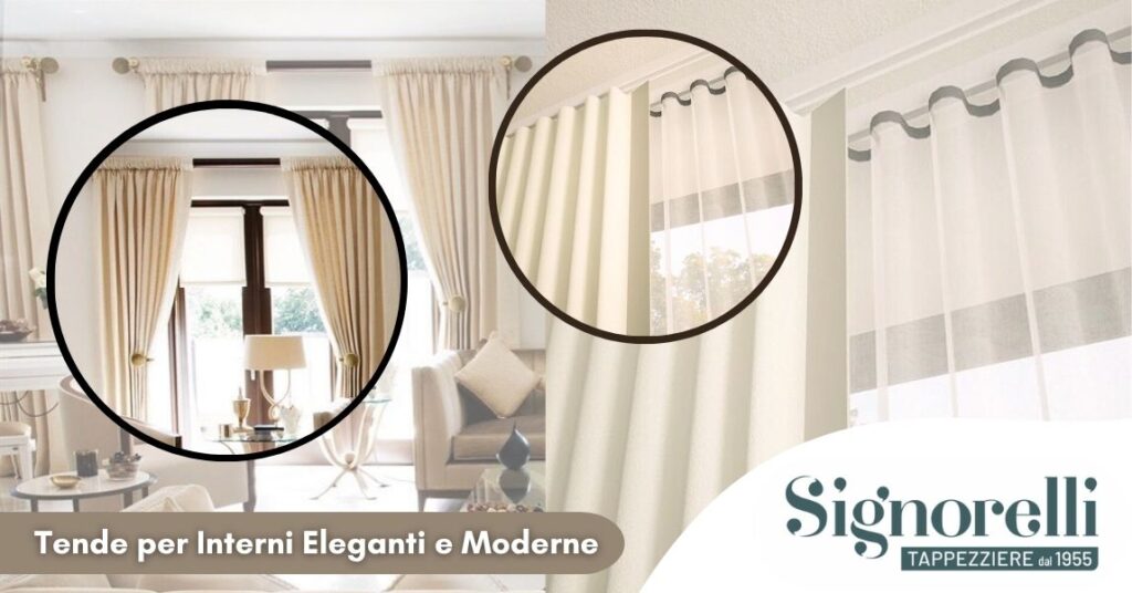 Tende per interni su misura raffinate ed eleganti a Bergamo da Signorelli 2001