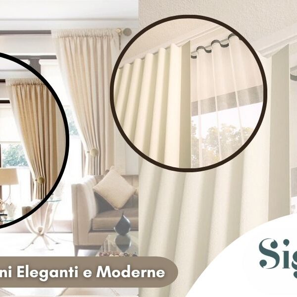 Tende per interni su misura raffinate ed eleganti a Bergamo da Signorelli 2001