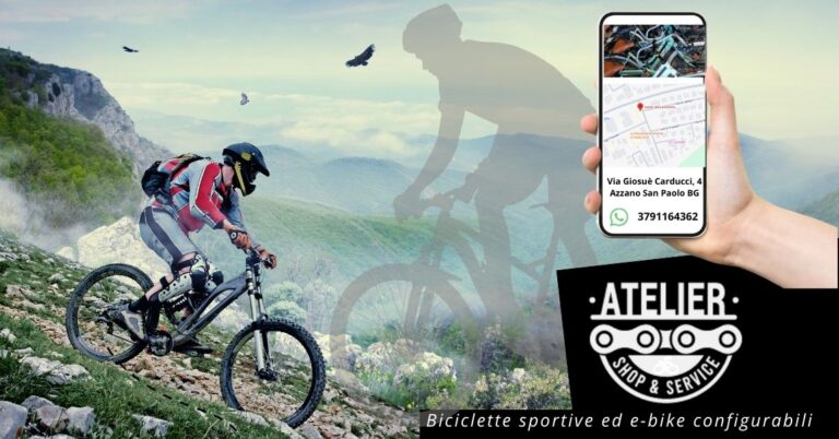 Biciclette sportive ed e-bike configurabili a Bergamo da Atelier della Bicicletta