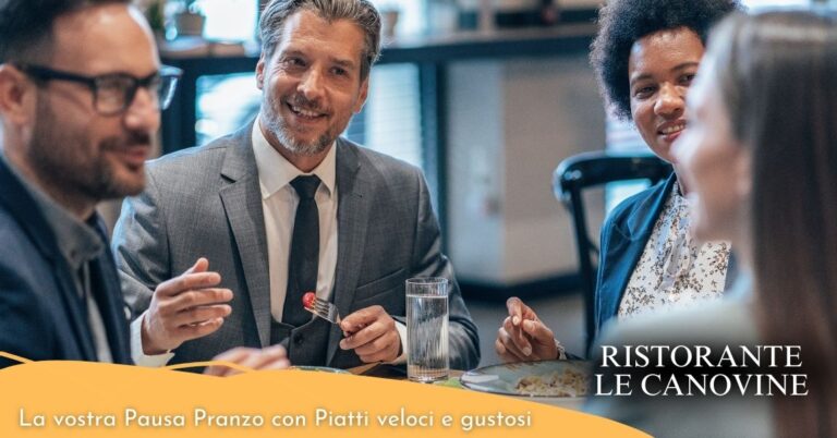 Locale con piatti veloci e genuini per la vostra pausa pranzo a Bergamo da Le Canovine