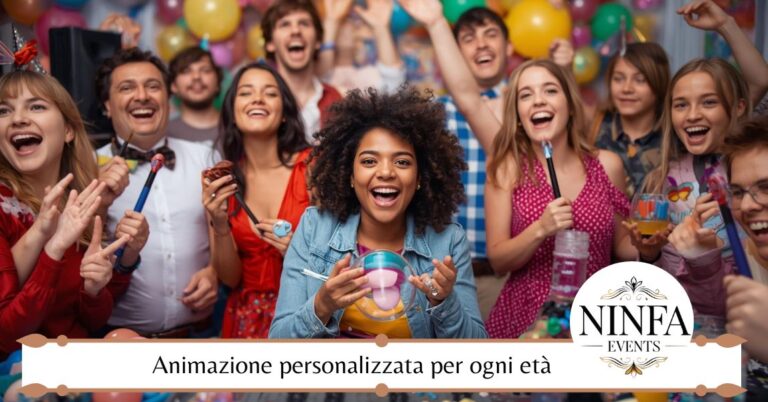 Animazione personalizzata per ogni età a Bergamo da Ninfa Events