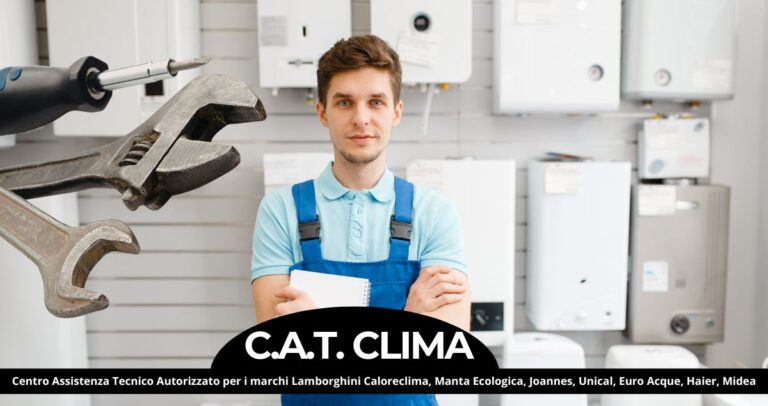 Centro Assistenza Tecnico Autorizzato per i marchi Lamborghini Caloreclima, Manta Ecologica, Joannes, Unical, Euro Acque, Haier, Midea a Bergamo da Cat Clima