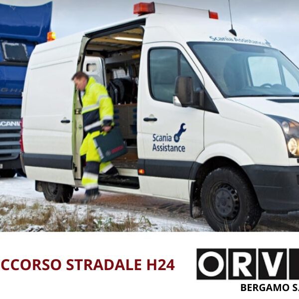 Scania Assistance soccorso stradale h24 a Bergamo da O.R.V.I.
