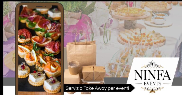 Servizio Take Away per eventi privati e aziendali a Bergamo da Ninfa Events