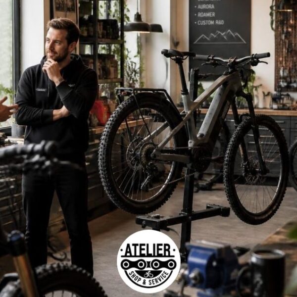 Officina specializzata e-bike a Bergamo da Atelier della Bicicletta