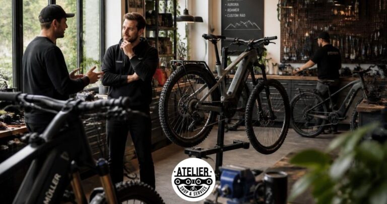 Officina specializzata e-bike a Bergamo da Atelier della Bicicletta