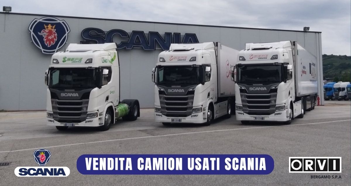 Vendita camion usati Scania al miglior prezzo a Bergamo da O.R.V.I. Vendita camion usati Scania al miglior prezzo a Bergamo da O.R.V.I.